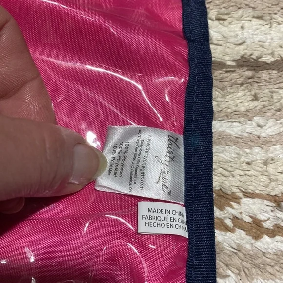 Thirty-One Fold-Up Family Organizer Tropical Twist Travel Trifold Handles - Picture 5 of 7